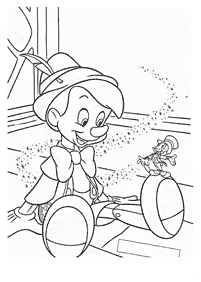 pinocchio coloring pages - page 52