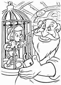 pinocchio coloring pages - page 53