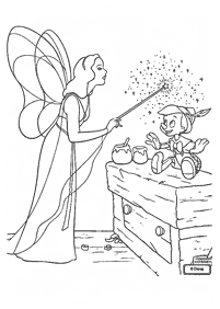 pinocchio coloring pages - page 55