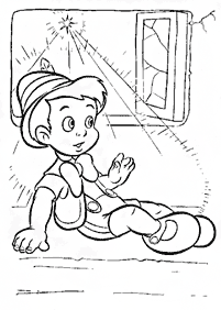 pinocchio coloring pages - page 57