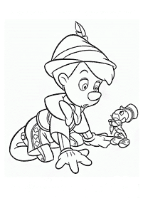 pinocchio coloring pages - page 59