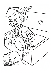 pinocchio coloring pages - page 60
