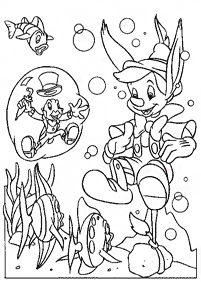 pinocchio coloring pages - page 62