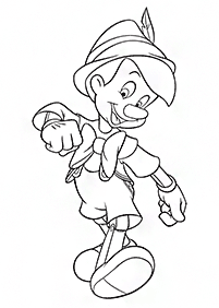 pinocchio coloring pages - page 68
