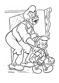 pinocchio coloring pages - page 8