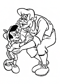 pinocchio coloring pages - page 9