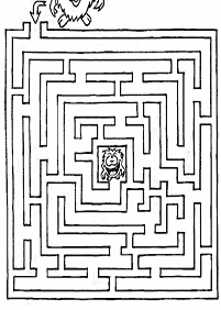 Druckbare Labyrinthe - Labyrinth 70