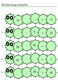 Arbeitsblätter der ersten Klasse - Arbeitsblatt 109