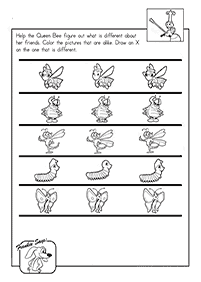 Arbeitsblätter der ersten Klasse - Arbeitsblatt 111