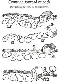 Arbeitsblätter der ersten Klasse - Arbeitsblatt 181