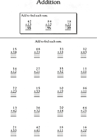 Arbeitsblätter der ersten Klasse - Arbeitsblatt 190