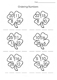 Arbeitsblätter der ersten Klasse - Arbeitsblatt 28