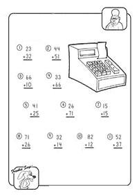 Arbeitsblätter der ersten Klasse - Arbeitsblatt 3