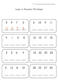 Arbeitsblätter der ersten Klasse - Arbeitsblatt 47