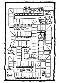 Einfache Labyrinthe für Kinder - Arbeitsblatt 15