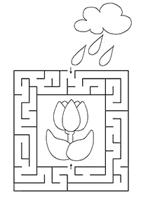 Einfache Labyrinthe für Kinder - Arbeitsblatt 20