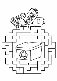 Einfache Labyrinthe für Kinder - Arbeitsblatt 32