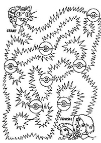 Einfache Labyrinthe für Kinder - Arbeitsblatt 53