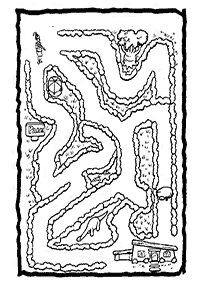 Einfache Labyrinthe für Kinder - Arbeitsblatt 7