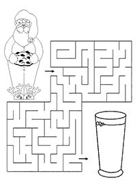 Einfache Labyrinthe für Kinder - Arbeitsblatt 72