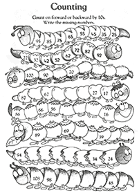 Überspringen Zählen - Arbeitsblatt 122