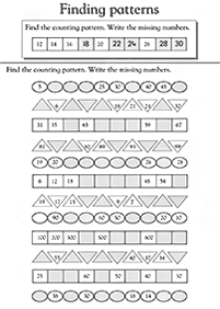 Überspringen Zählen - Arbeitsblatt 128