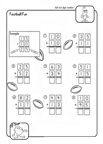 Addition für Kinder - Arbeitsblatt 2