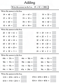 Addition für Kinder - Arbeitsblatt 28