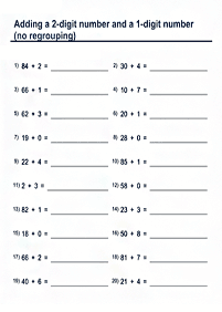 Addition für Kinder - Arbeitsblatt 31