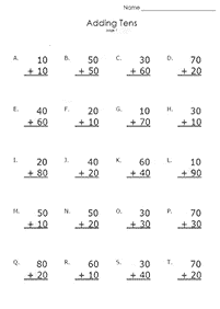 Addition für Kinder - Arbeitsblatt 87