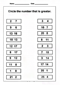 Einfache Math für Kinder - Arbeitsblatt 126