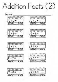 Einfache Math für Kinder - Arbeitsblatt 149