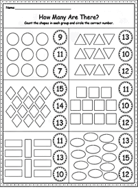 Einfache Math für Kinder - Arbeitsblatt 158