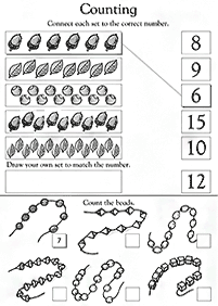 Einfache Math für Kinder - Arbeitsblatt 27