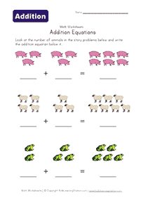 Einfache Math für Kinder - Arbeitsblatt 75