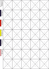 Farbe nach Zahlen - Malvorlage 87