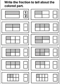 Fraktionen Arbeitsblätter - Arbeitsblatt 52