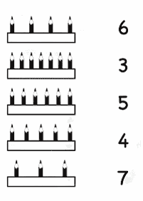 Zählen Arbeitsblätter - Arbeitsblatt 103