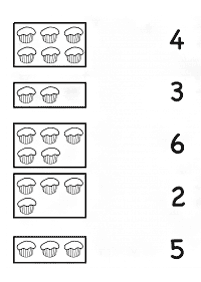 Zählen Arbeitsblätter - Arbeitsblatt 107