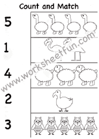 Zählen Arbeitsblätter - Arbeitsblatt 151