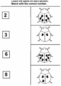 Zählen Arbeitsblätter - Arbeitsblatt 39