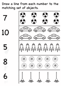 Zählen Arbeitsblätter - Arbeitsblatt 47