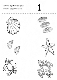 Zählen Arbeitsblätter - Arbeitsblatt 62