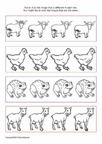 Vorschule Arbeitsblätter - Arbeitsblatt 55