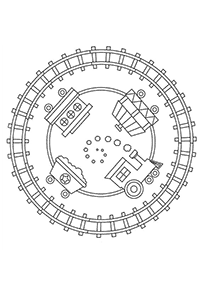 Einfache Mandalas Malvorlagen - Seite 65