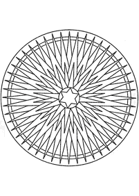 Mandalas Malvorlagen - Seite 101