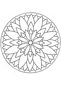 Mandalas Malvorlagen - Seite 109