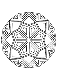 Mandalas Malvorlagen - Seite 110