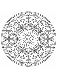 Mandalas Malvorlagen - Seite 35