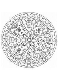 Mandalas Malvorlagen - Seite 41